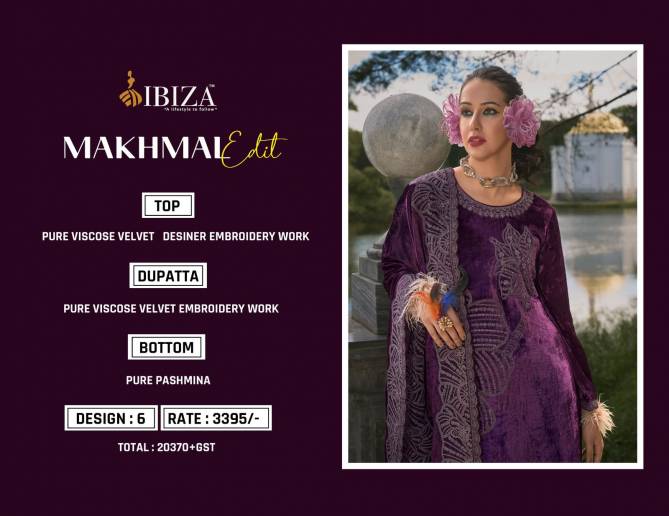 Makhmal Edit By Ibiza Velvet Designer Salwar Kameez Wholesale Shop In Surat
